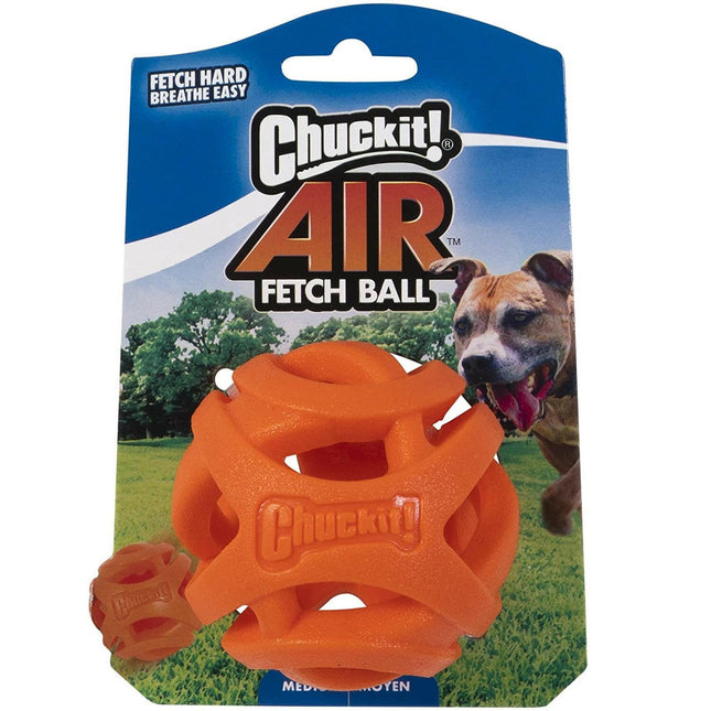 ChuckIt! Breathe Right Fetch Ball M (6.4cm) - soft breathable ball for medium dogs - 1 piece.