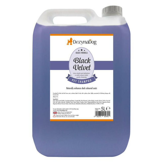 DezynaDog Magic Formula Velvet Shampoo - dog shampoo for fur and dark coats, concentrate 1:10.