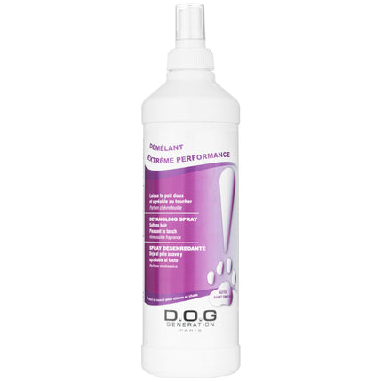Dog Generation Detangling Spray - professional fur detangling solution.