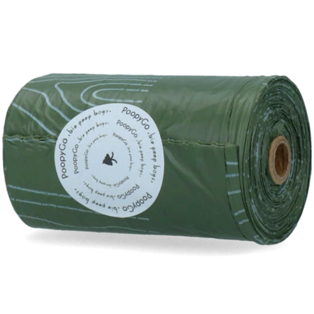 Holland PoopyGo Bio Poop Bags 15pcs - biodegradable dog waste bags.