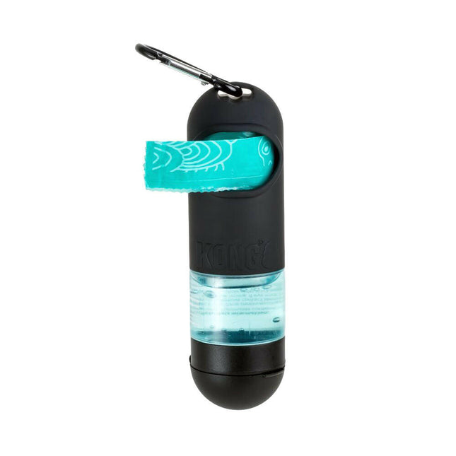 KONG HandiPOD Clean Dispenser - Dog Waste Bag Dispenser with Disinfectant Liquid.