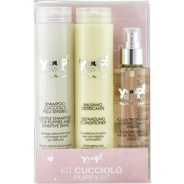 Yuup! Home Puppy Kit - puppy grooming set, shampoo + conditioner + perfume.