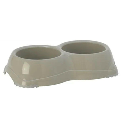 Flamingo Combo Leno - double bowl for dogs and cats, non-slip.