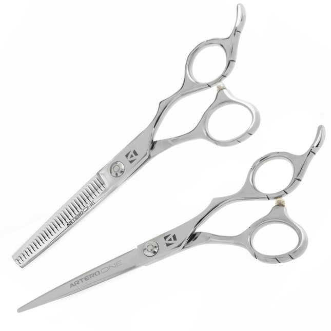 Artero One - Professional Scissors Set + Thinning Shears with 30 Teeth.