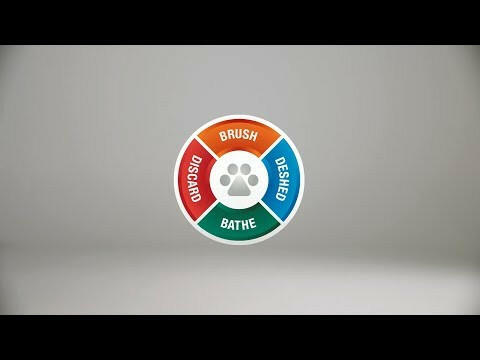 FURminator Hair Collection Tool - fur roller with container.