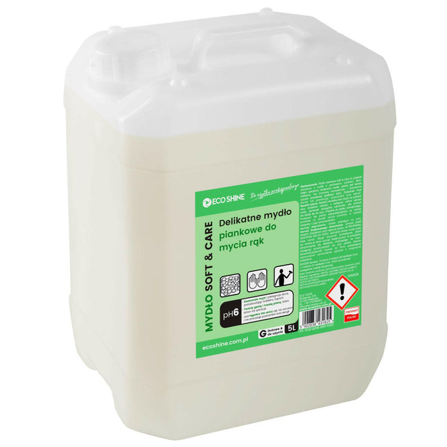 Eco Shine Soft&Care - gentle foaming soap for hand washing.