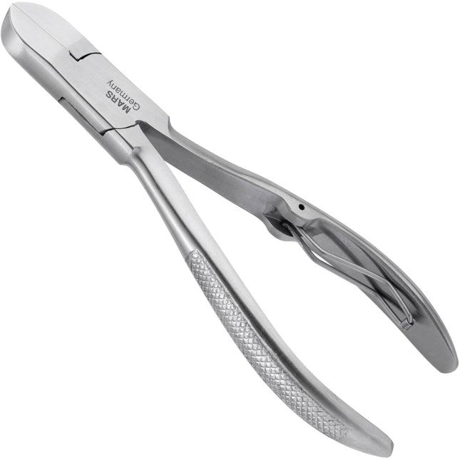 Mars professional, nickel-plated nail clippers.