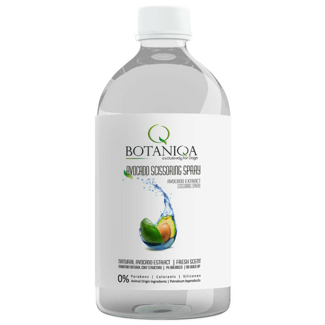 Botaniqa Avocado Scissoring Spray - scissor cutting aid.
