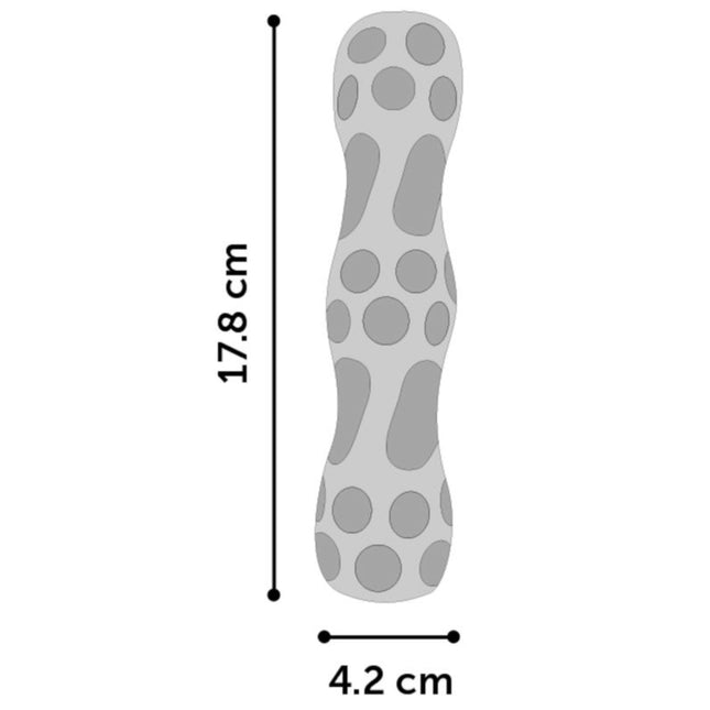 Flamingo Squeak Stick - dog toy, rubber stick with protrusions and squeaker.