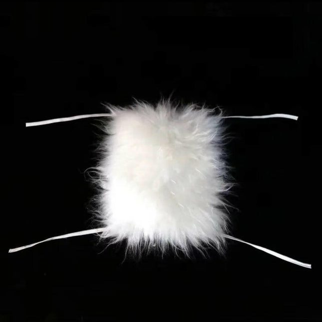 Mr. Jiang Square Practice Hair - interchangeable fur for grooming mannequin, square.