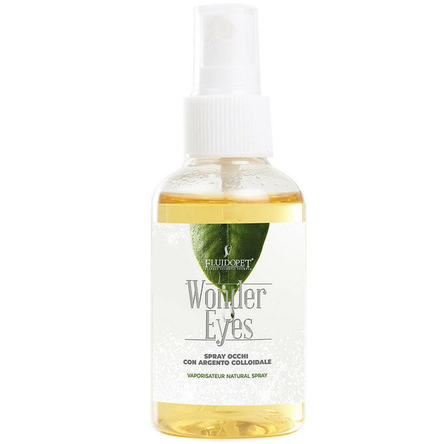 FluidoPet Wonder Eyes Spray - natural antibacterial spray for pet eye hygiene, with colloidal silver.