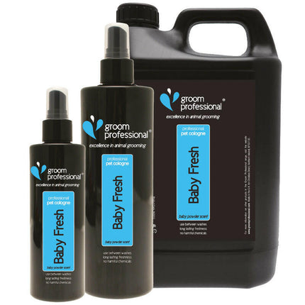 Groom Professional Baby Fresh Cologne - scented toilet water for dogs.