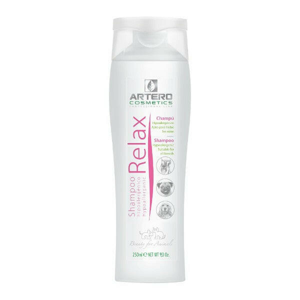 Artero Relax Shampoo - hypoallergenic shampoo for pets with sensitive skin.