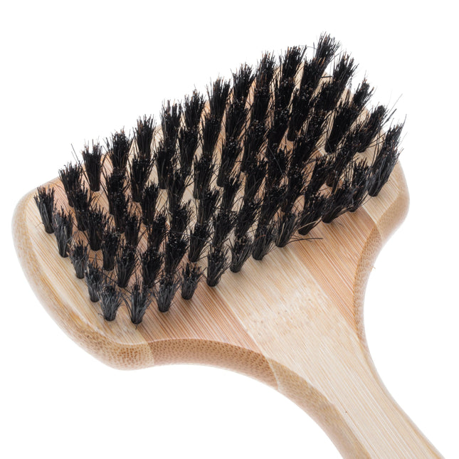 Groomer.dk 3D Volumizer Boar Bristle 2in1 - Double-sided Poodle Brush with Metal Pins and Boar Bristles.