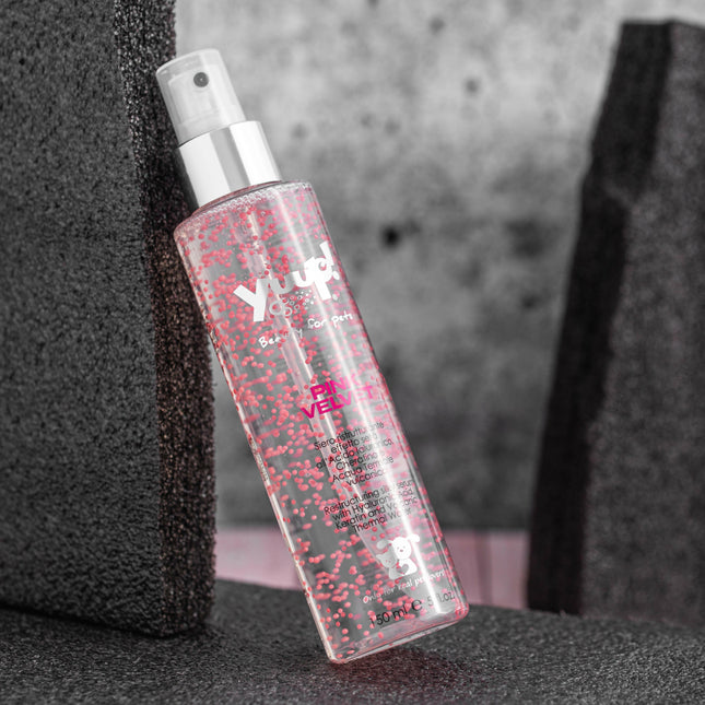 Yuup! Velvet - nourishing and moisturizing spray serum with keratin and hyaluronic acid.