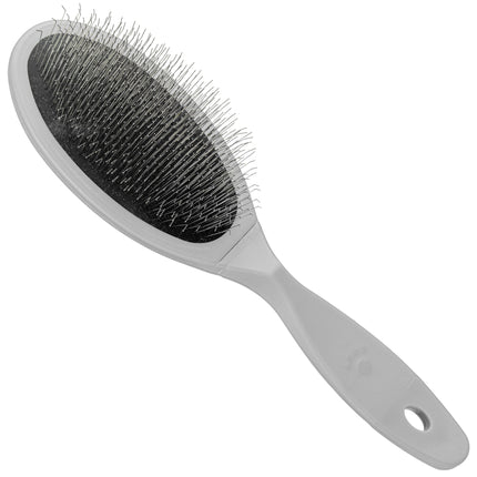 Artero Soft Slicker Brush Left - oval slicker brush for dogs and cats, long, soft pins, for left-handed users.