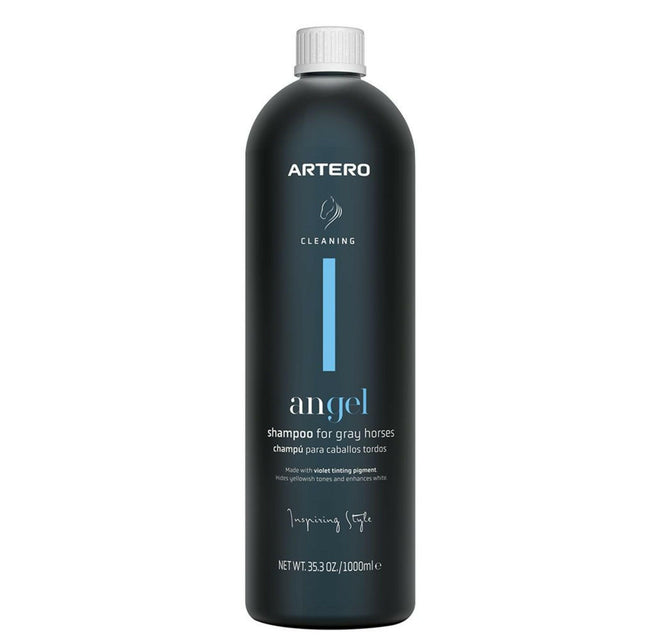 Artero Angel Shampoo For Gray And White Horses - shampoo for gray and light horses with purple pigments.
