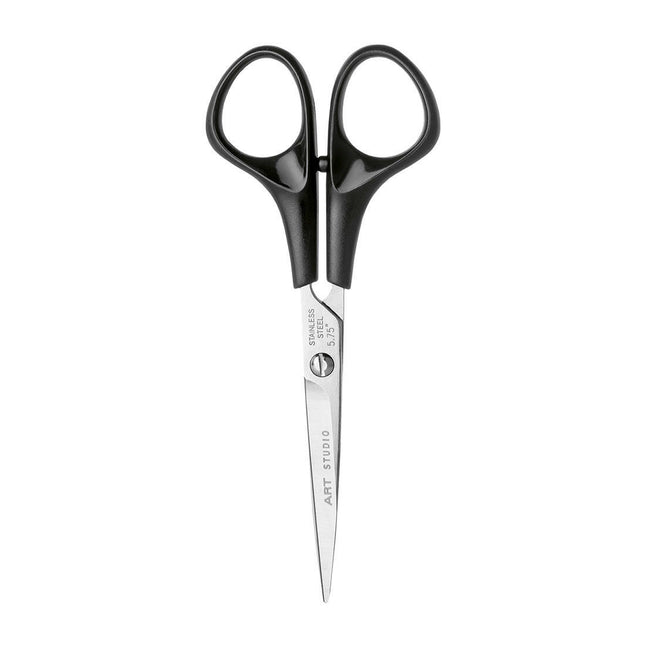Artero Art Studio Scissors - straight scissors with a single-sided micro-grind and plastic handle.