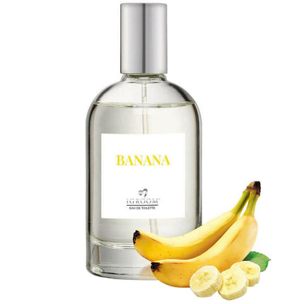 IGroom Eau De Toilette Banana - banana-scented perfume for dogs.