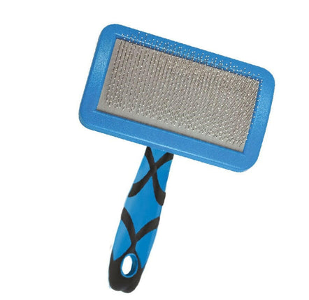 Groom Professional Ball Pin Slicker - Poodle Brush, Ball-Tipped Pins.