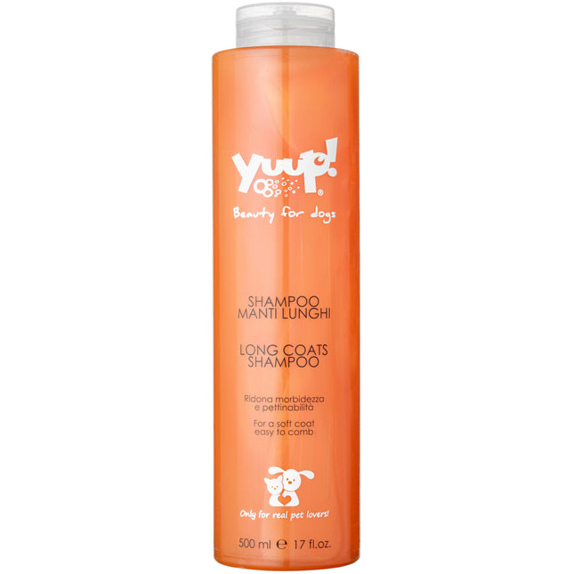 Yuup! Home Long Coats Shampoo - nourishing shampoo for long-haired dogs.