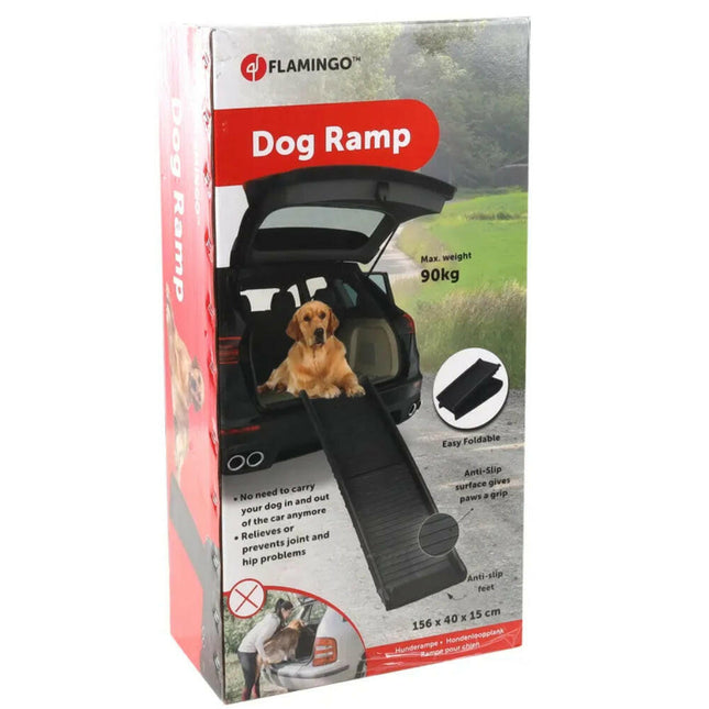 Flamingo Dog Ramp Zenna - foldable dog ramp for up to 90kg.