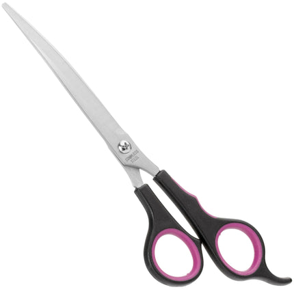KW Smart Curved Scissors 7.5 - dog grooming scissors, curved.