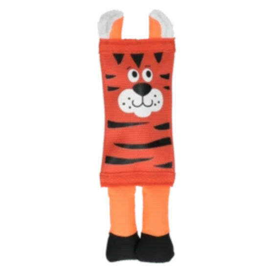 Holland Hozies Billy Bengal - dog toy made from fire hose, tiger with squeaker.