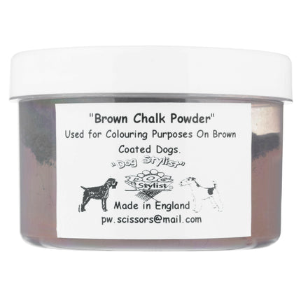 P&W Dog Stylist Chalk Powder - coloring chalk for fur, made in the UK.