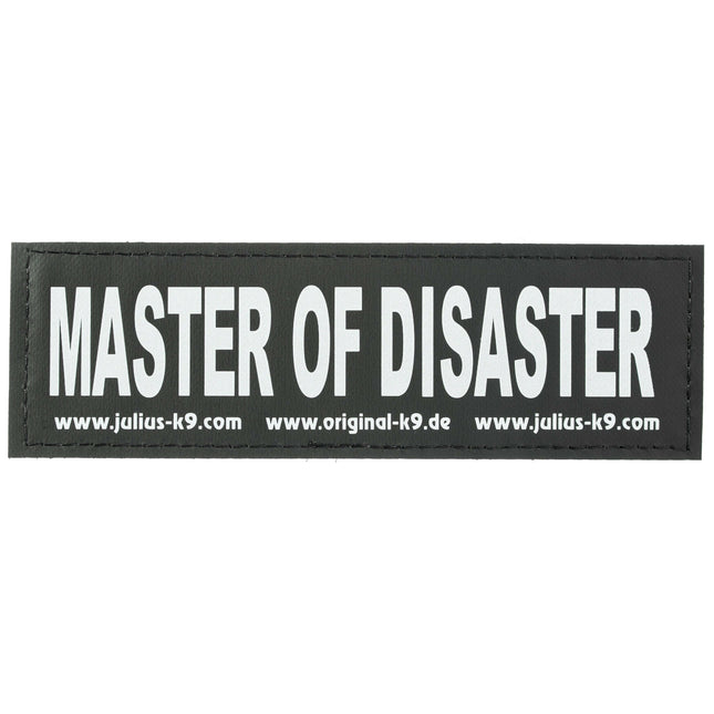 Julius - K9 Master of Disaster Patch 2pcs - Velcro for Julius K9 Harnesses.