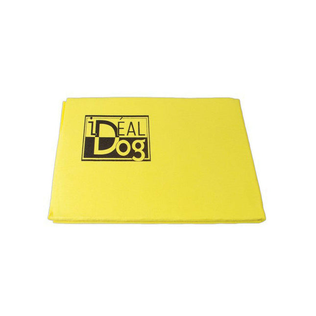 Chadog yellow microfiber towel.