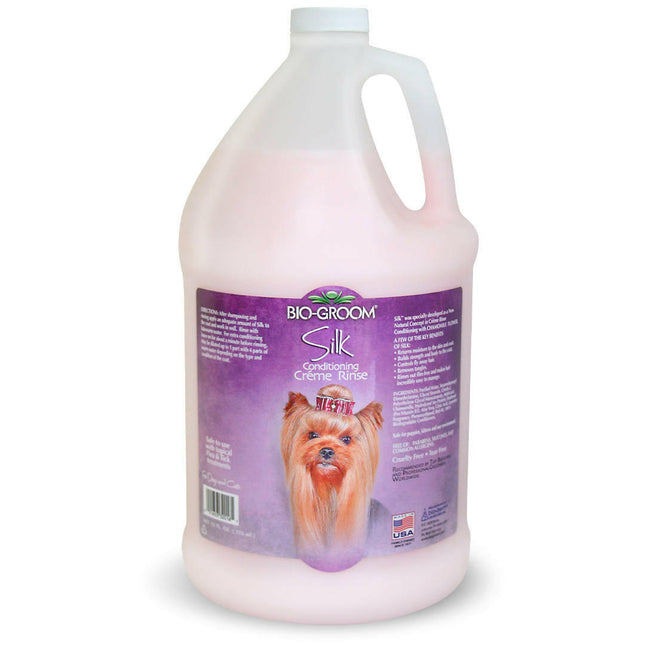 Bio - Groom Silk Creme Rinse Conditioner - creamy, moisturizing rinse-out conditioner for dogs and cats, concentrate 1:4.
