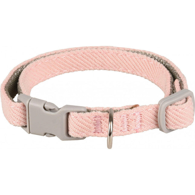 Flamingo Small Dog Collar - nylon collar for small dogs.