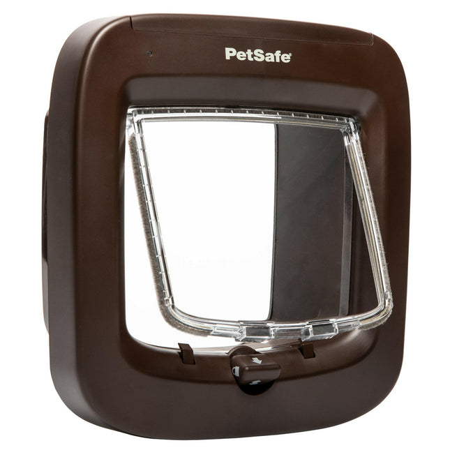 PetSafe Microchip Cat Flap - cat door with chip, featuring automatic and manual modes.