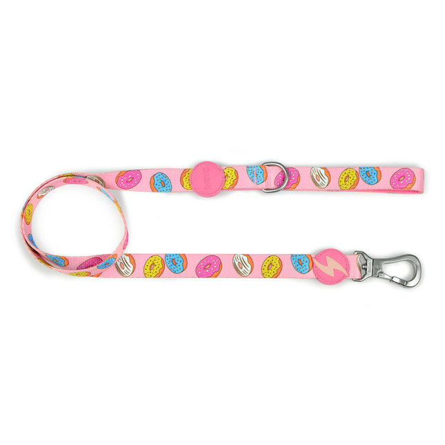 Dashi Donut Leash 120cm - urban tape leash for dogs, donut pattern.