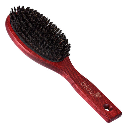 Blovi Wood Brush - large wooden brush with natural bristles, for breeds with short and/or fine hair.