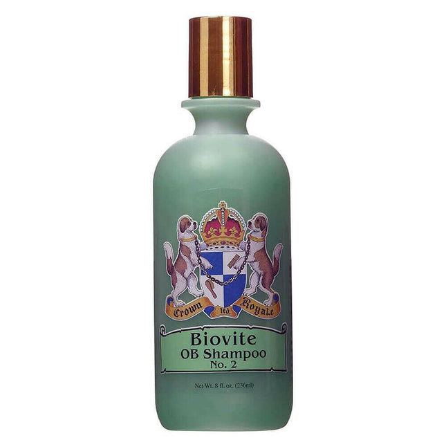 Crown Royale Biovite Shampoo Formula 2 RTU - biotin shampoo for short and medium coat dogs and cats.