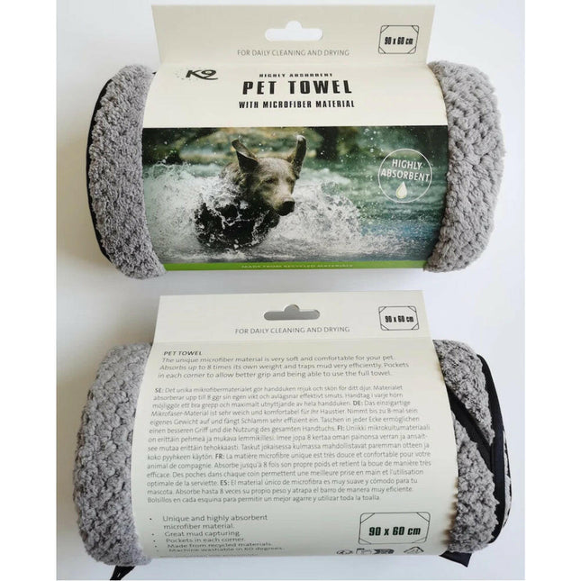 K9 Microfiber Pet Towel - absorbent microfiber towel.