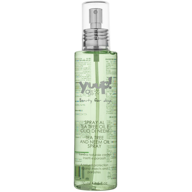 Yuup! Home Tea Tree and Neem Oil Spray - insect, parasite, and bug protection treatment for dogs and cats.