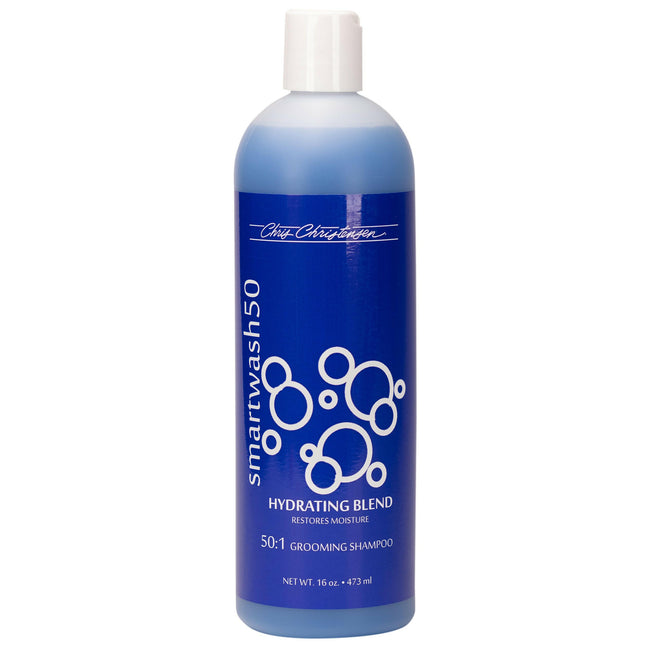 Chris Christensen Smart Wash 50 Hydrating Shampoo - cleansing and moisturizing shampoo for dogs and cats, with murumuru butter, concentrate 1:50.