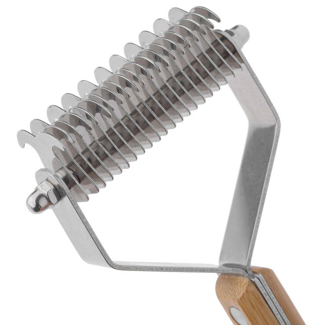 Artero Nature Double Supercoat - double-sided hook trimmer with bamboo handle.