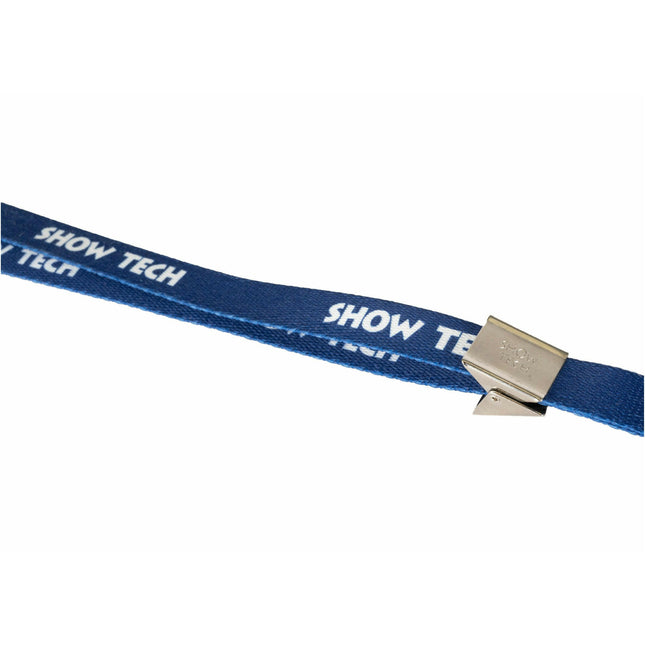 Show Tech Grooming Noose Blue with Logo 57x1.5 cm - adjustable neck circumference grooming leash, blue.