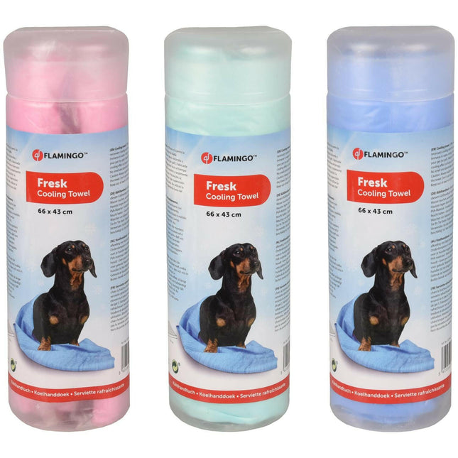 Flamingo Fresk Cooling Towel - cooling towel for dogs and cats.