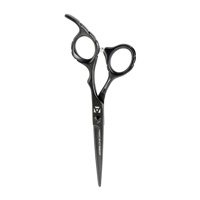 Artero One Dark Scissors - professional, ergonomic scissors made of Japanese steel, black.