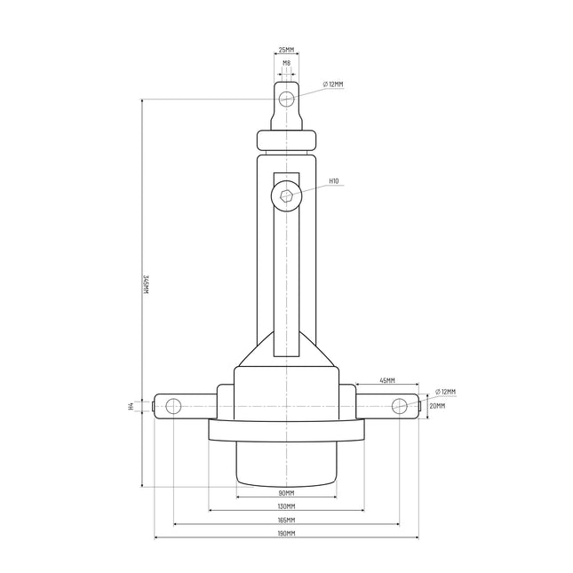 Hydraulic Lifter - hydraulic lift/cylinder for Blovi Venus grooming tables.