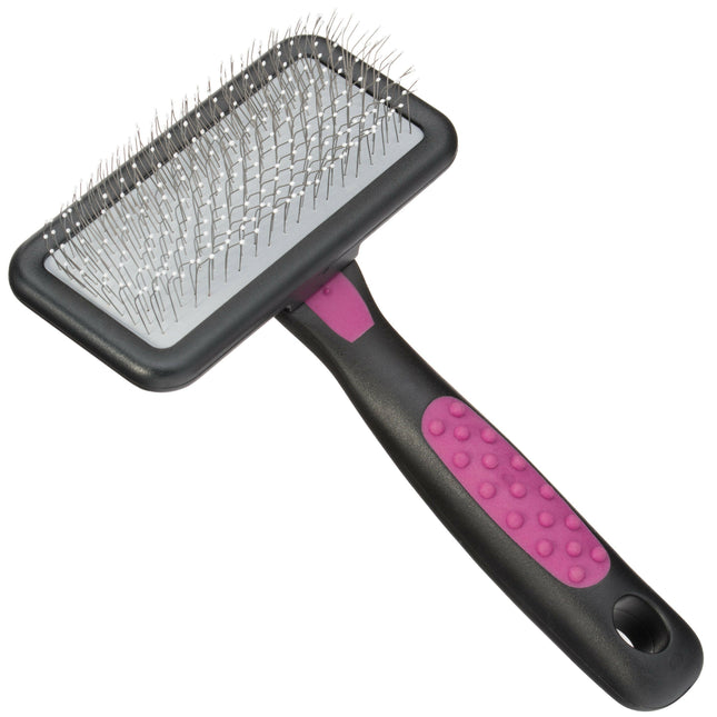 KW Smart Soft Knobbly Card Medium - soft poodle brush with safe pins.