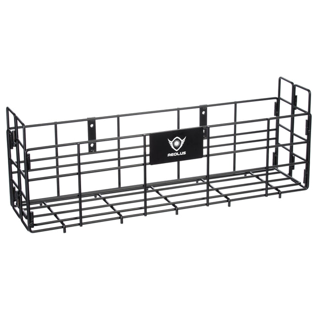 Aeolus Foldable Shampoo Rack - cosmetic shelf, metal basket for wall, bathtub, or grooming table.