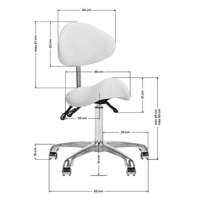 Giovanni 1004 - adjustable grooming chair with a rodeo seat.