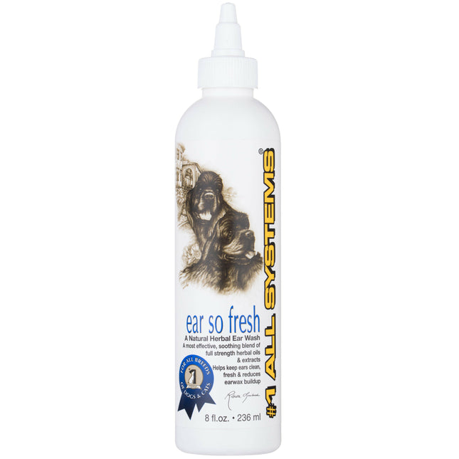 1 All Systems Ear So Fresh - natural, herbal ear cleaning solution for dogs and cats.
