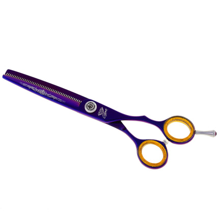 P&W Carat Thinning Scissors - single-sided thinning shears, 46 teeth.